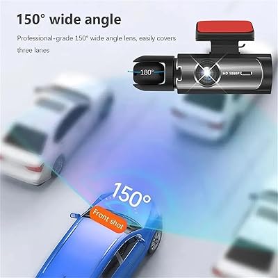 1080P Dual Dash Cam – Front & Rear Car Camera with Night Vision